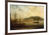 Plymouth Harbour with the Royal William Victualling Yard-William Daniell-Framed Giclee Print