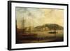 Plymouth Harbour with the Royal William Victualling Yard-William Daniell-Framed Giclee Print