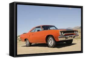 Plymouth Hemi Roadrunner 1970-Simon Clay-Framed Stretched Canvas