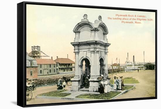 Plymouth Rock and Canopy-null-Framed Stretched Canvas