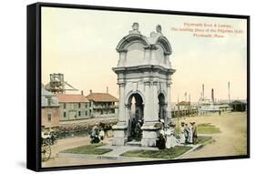 Plymouth Rock and Canopy-null-Framed Stretched Canvas