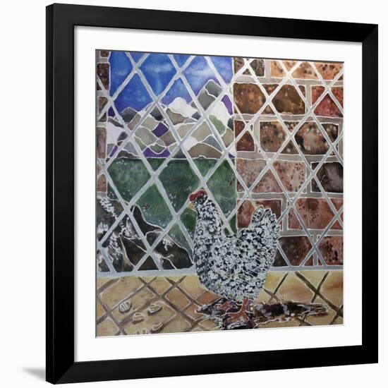 Plymouth Rock Barred-Lauren Moss-Framed Giclee Print