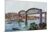 Plymouth, Royal Albert Bridge, Saltash-Alfred Robert Quinton-Mounted Giclee Print