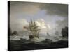 Plymouth Sound, 1829-Thomas Luny-Stretched Canvas