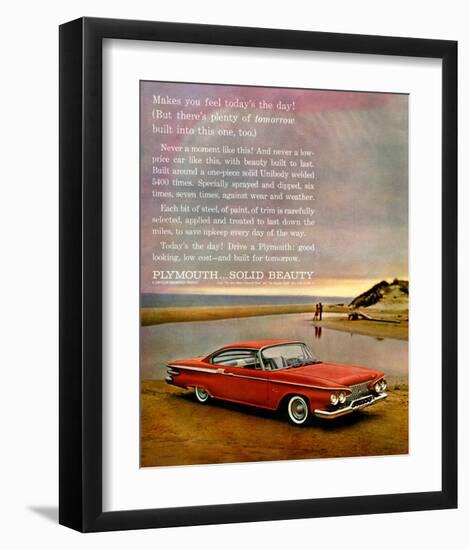 Plymouth - Today's the Day-null-Framed Art Print