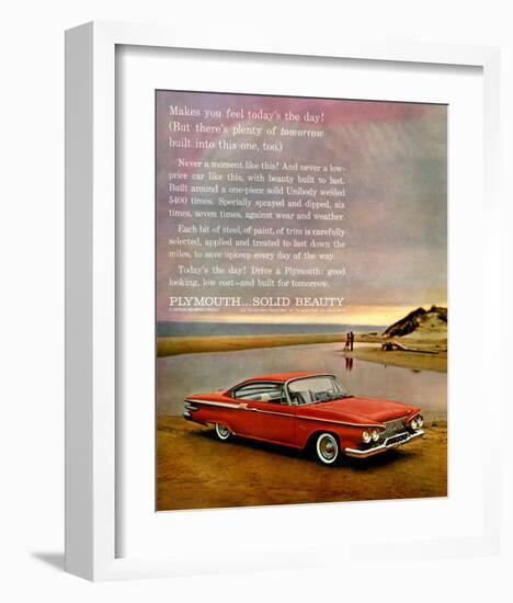 Plymouth - Today's the Day-null-Framed Art Print