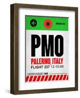 PMO Palermo Luggage Tag I-NaxArt-Framed Art Print