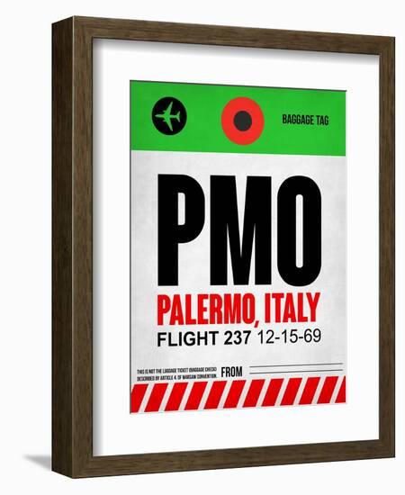 PMO Palermo Luggage Tag I-NaxArt-Framed Art Print