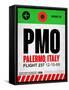 PMO Palermo Luggage Tag I-NaxArt-Framed Stretched Canvas