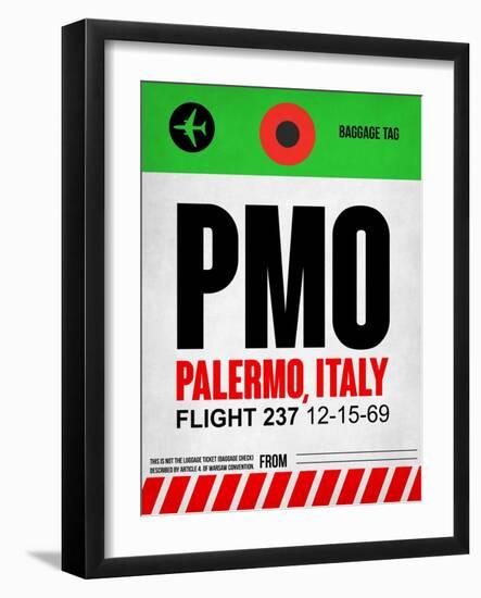 PMO Palermo Luggage Tag I-NaxArt-Framed Art Print