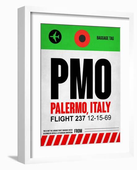 PMO Palermo Luggage Tag I-NaxArt-Framed Art Print