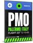 PMO Palermo Luggage Tag II-NaxArt-Mounted Art Print