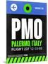 PMO Palermo Luggage Tag II-NaxArt-Mounted Art Print