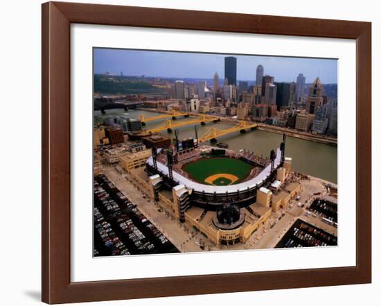 PNC Park - Pittsburgh, Pennsylvania-Mike Smith-Framed Art Print