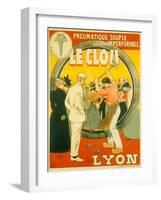 Pneumatique souple garanti imperforable Le Clou, Lyon-Henri Gray-Framed Giclee Print