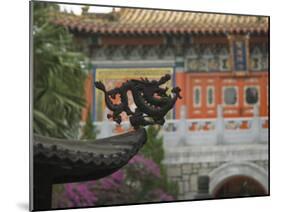 Po Lin Monastery, Lantau Island, Hong Kong, China-Amanda Hall-Mounted Photographic Print