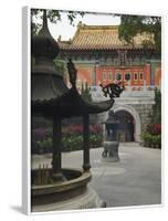 Po Lin Monastery, Lantau Island, Hong Kong, China-Amanda Hall-Framed Photographic Print