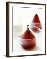 Poached Pears in Red Wine-Debi Treloar-Framed Photographic Print