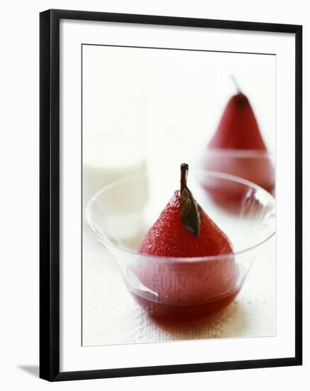 Poached Pears in Red Wine-Debi Treloar-Framed Photographic Print