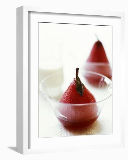 Poached Pears in Red Wine-Debi Treloar-Framed Photographic Print