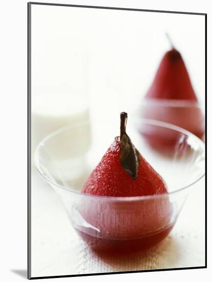 Poached Pears in Red Wine-Debi Treloar-Mounted Photographic Print