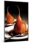 Poached Pears with Cinnamon Syrup-Mehul naik-Mounted Photographic Print