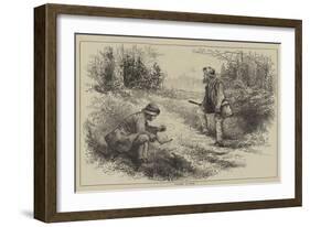 Poachers at Work-null-Framed Giclee Print