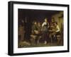 Poachers in a Mountain Cabin, 1876-Franz Von Defregger-Framed Giclee Print