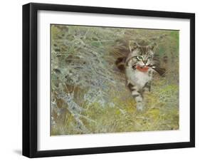 Poaching Cat, 1910-Jean Bloé Niestle-Framed Giclee Print