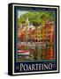 Poartfino Italian Riviera 2-Anna Siena-Framed Stretched Canvas