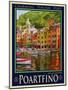 Poartfino Italian Riviera 2-Anna Siena-Mounted Premium Giclee Print