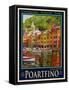 Poartfino Italian Riviera 2-Anna Siena-Framed Stretched Canvas