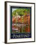 Poartfino Italian Riviera 2-Anna Siena-Framed Giclee Print