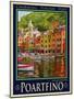 Poartfino Italian Riviera 2-Anna Siena-Mounted Giclee Print