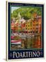 Poartfino Italian Riviera 2-Anna Siena-Stretched Canvas