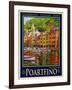 Poartfino Italian Riviera 2-Anna Siena-Framed Giclee Print