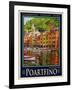 Poartfino Italian Riviera 2-Anna Siena-Framed Giclee Print