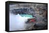 Poas Volcano View of the Caldera.-Stefano Amantini-Framed Stretched Canvas