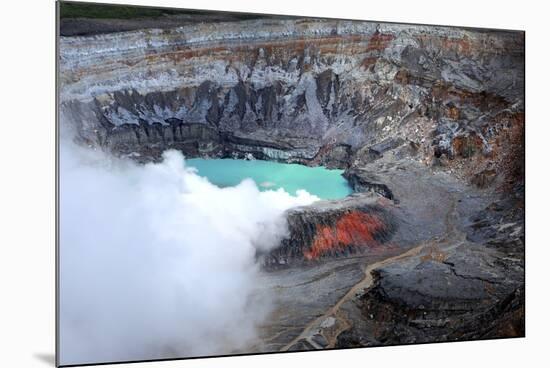 Poas Volcano View of the Caldera.-Stefano Amantini-Mounted Photographic Print