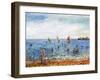 Poblenou Beach Barcelona, 2002-Vincent Alexander Booth-Framed Giclee Print