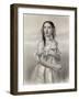 Pocahontas (1595-1617) Illustration from 'World Noted Women' by Mary Cowden Clarke, 1858-Pierre Gustave Eugene Staal-Framed Giclee Print