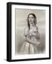 Pocahontas (1595-1617) Illustration from 'World Noted Women' by Mary Cowden Clarke, 1858-Pierre Gustave Eugene Staal-Framed Giclee Print