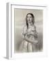 Pocahontas (1595-1617) Illustration from 'World Noted Women' by Mary Cowden Clarke, 1858-Pierre Gustave Eugene Staal-Framed Giclee Print