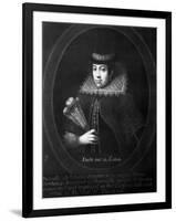 Pocahontas, 1616-null-Framed Giclee Print