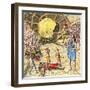 Pocahontas Begs Powhatan to Spare John Smith's Life, in Jamestown, Virginia Colony-null-Framed Giclee Print