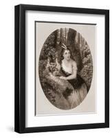 Pocahontas, Native American Powhatan-null-Framed Giclee Print