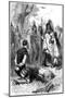 Pocahontas Saves Captain Smith's Life, 1607-null-Mounted Giclee Print