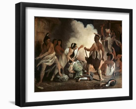 Pocahontas Saves Captain Smith-Jake Chapman-Framed Giclee Print