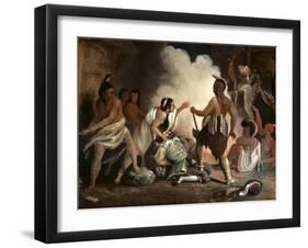 Pocahontas Saves Captain Smith-Jake Chapman-Framed Giclee Print