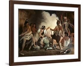 Pocahontas Saves Captain Smith-Jake Chapman-Framed Giclee Print